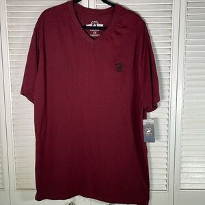New. Men's Beverly Hills Polo Club. Size: 3X. Color: Wine.